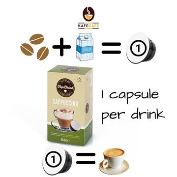 Picture of TOPDRINK DOLCE GUSTO CAPPUCCINO X 16 CAPSULES / 16 DRINK
